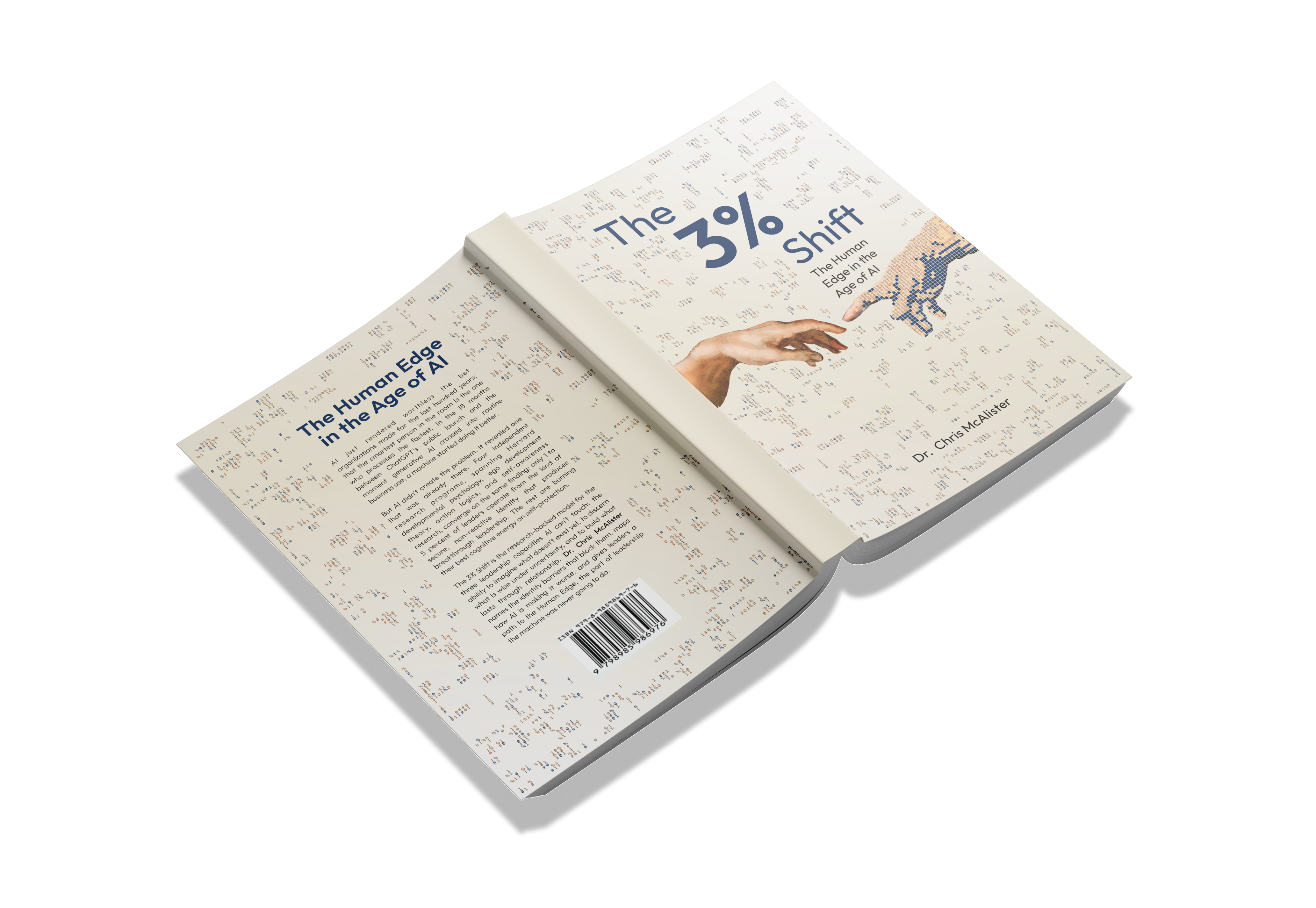 The 3% Shift, front and back cover spread